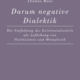 Thomas Maul: Darum negative Dialektik (Buchcover)