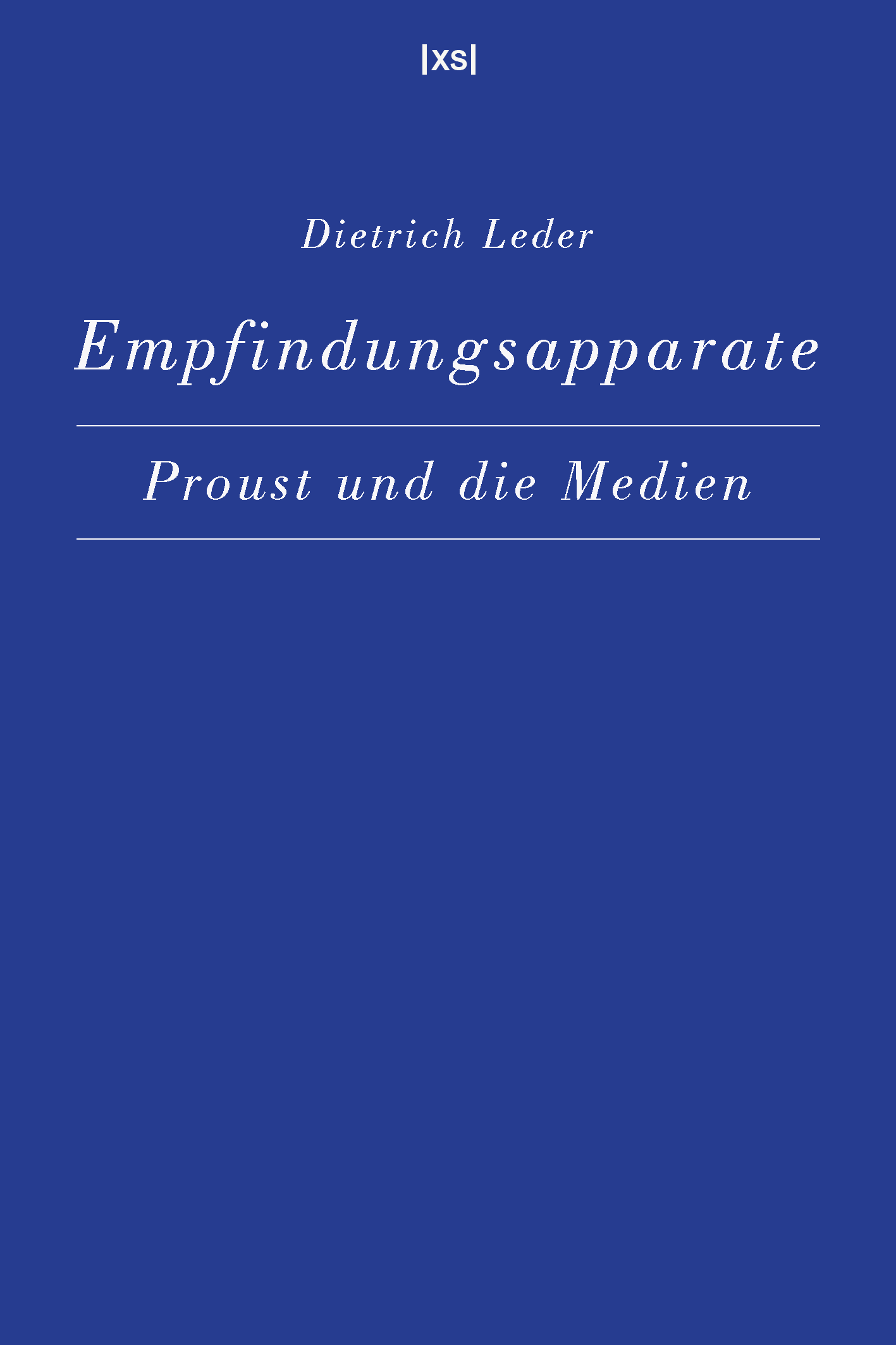 Leder Empfindungsapparat Buchcover